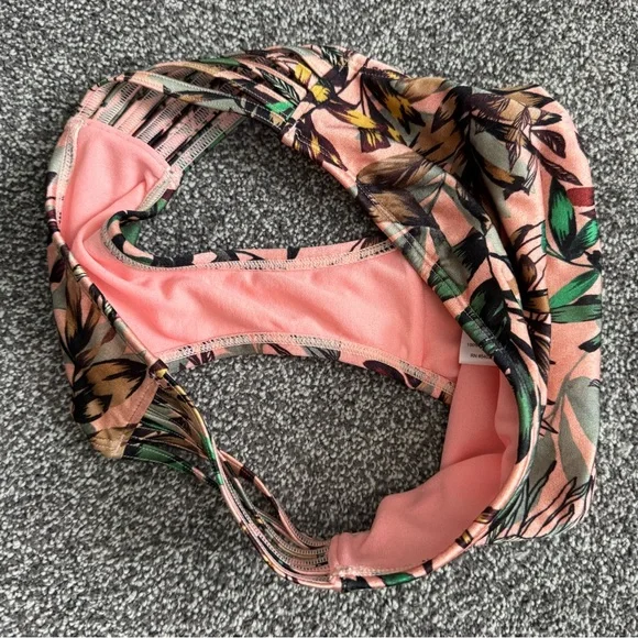 Athleta Green and Tan Leaf Bikini - Picture 8 of 8